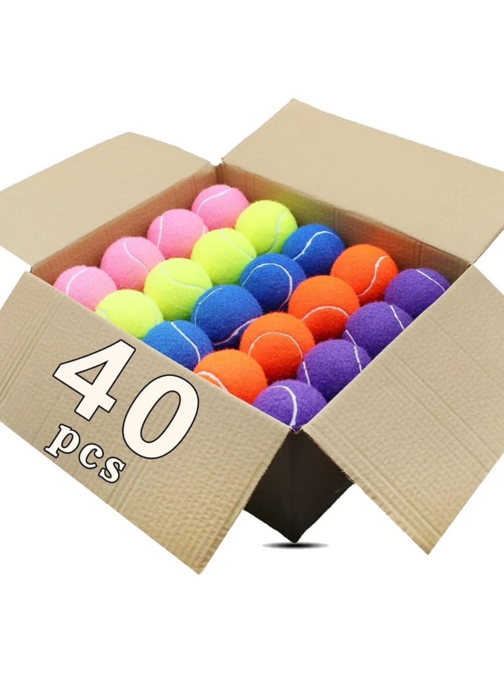 Practice Tennis Balls for Dogs | Durable Pet Play Balls for Fetch & Training